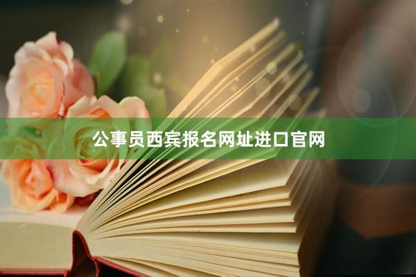 公事员西宾报名网址进口官网